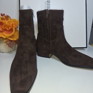 Steve Madden Dark Brown Heeled Boots